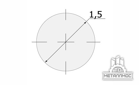 Проволока нержавеющая 1,5 мм 12Х18Н10Т Х